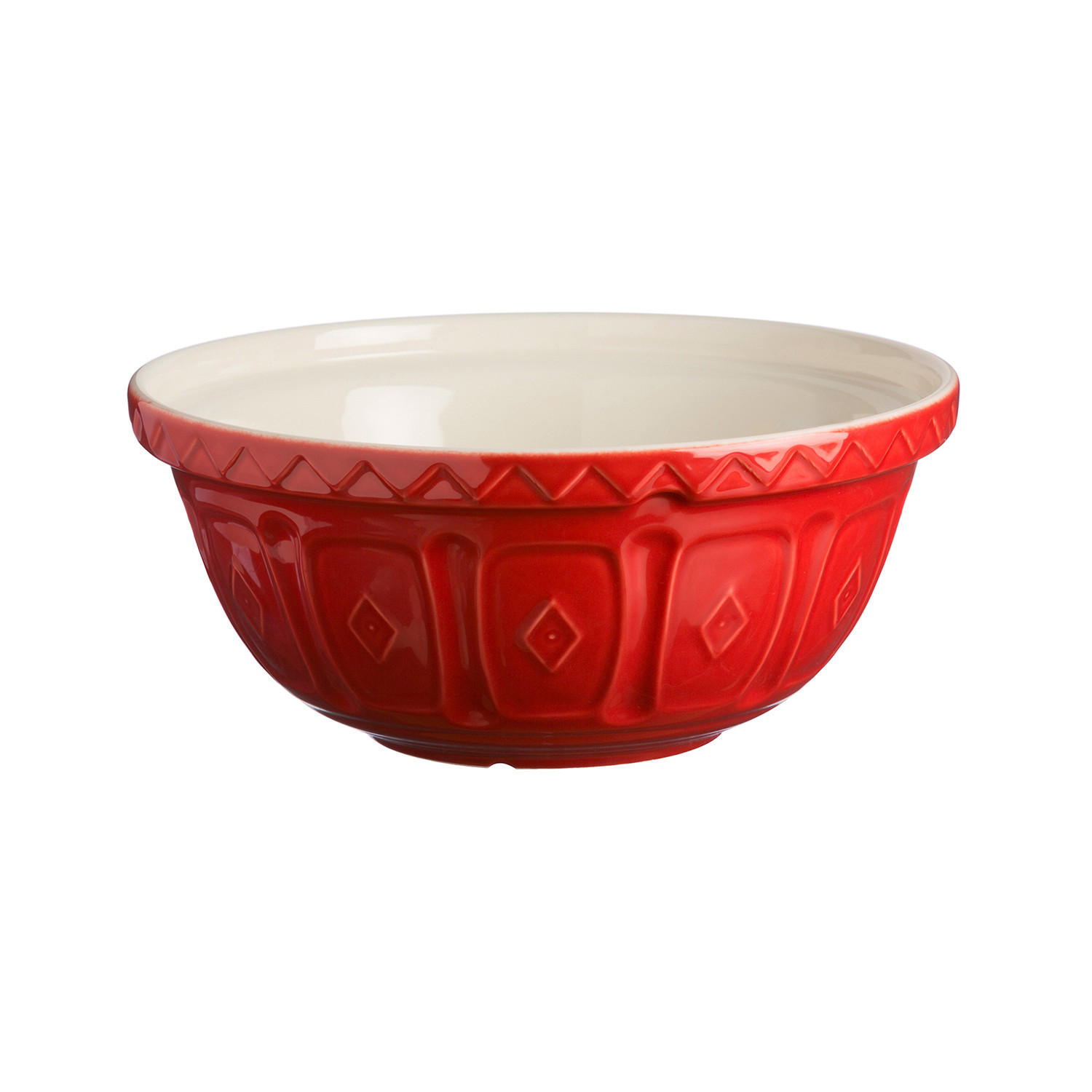RÜHRSCHÜSSEL, rot, 4 Liter, Ø 29 cm - Rot, Keramik (24/14cm) - Mason Cash