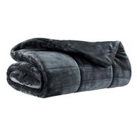 BETTÜBERWURF Betender aschegrau 225 x 260 cm - Schwarz, Textil (225/260cm) - Vivaraise