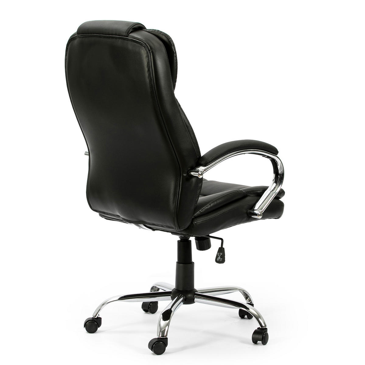 DREHSTUHL Nixon Schwarze Farbe - Schwarz, Fell (77/114/65cm) - VS Venta-stock