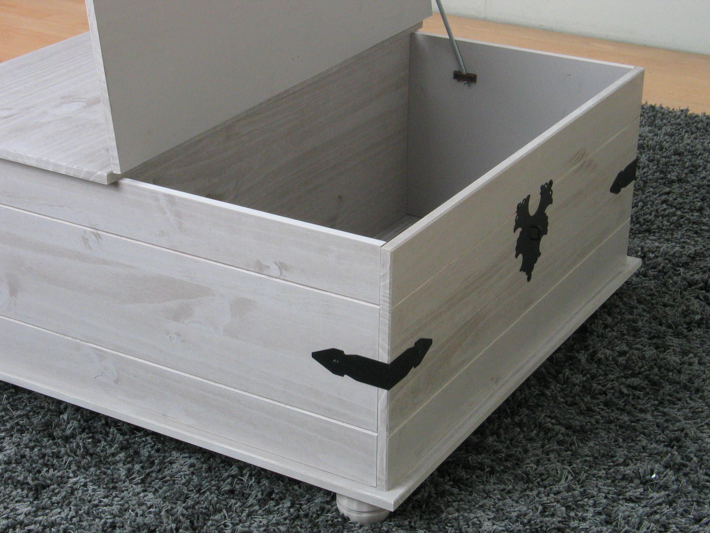 Thumbnail - ebuy24 Couchtisch, Grau, Holzwerkstoff, 92x45x92 cm, Wohnzimmer, Wohnzimmertische, Couchtische