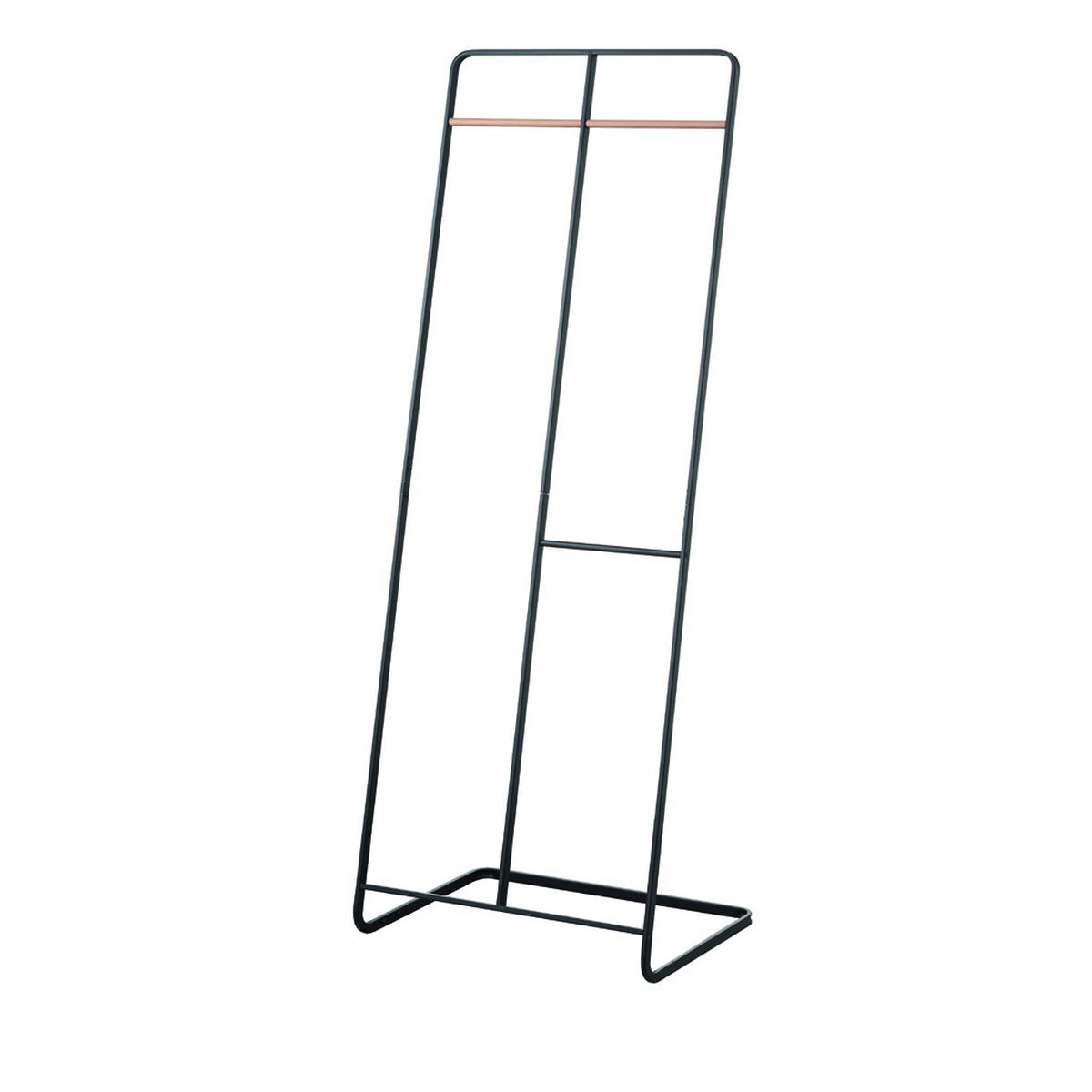 GARDEROBENSTÄNDER Tower schwarz 61/163/45 cm freistehend - Schwarz, Metall (45/163/61cm) - Yamazaki