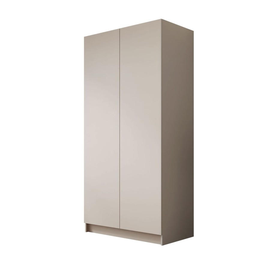 KLEIDERSCHRANK AUREL KASCHMIR 2D - Kaschmir, Holzwerkstoff (100/210/57cm) - Lookway