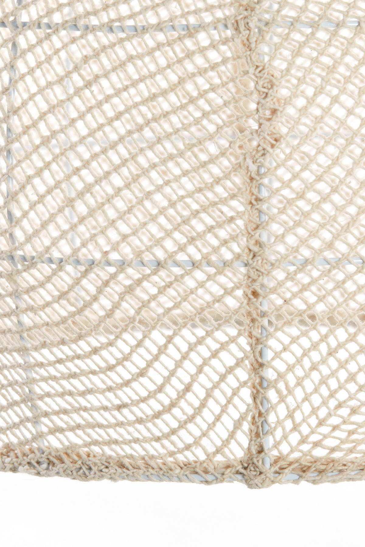 HÄNGELAMPE Makassar Weiß Ø50/50 cm - Weiß, Textil (50/50/50cm) - Light & Living