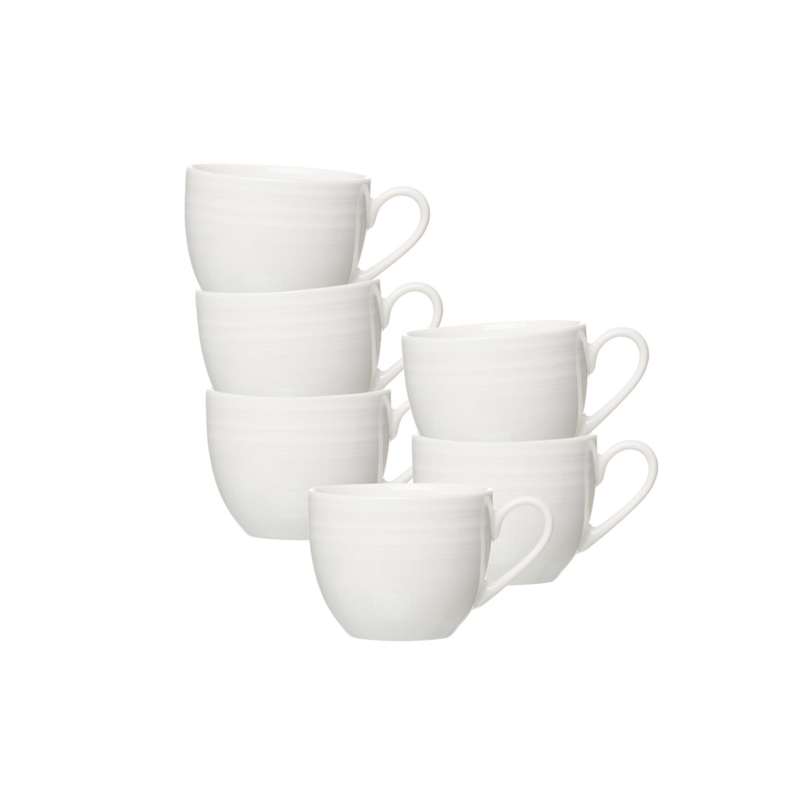 ESPRESSOTASSEN Levi weiß 90 ml 6er Set - Weiß, Keramik (0.09L) - Ritzenhoff Breker