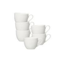 ESPRESSOTASSEN Levi weiß 90 ml 6er Set - Weiß, Keramik (0.09L) - Ritzenhoff Breker
