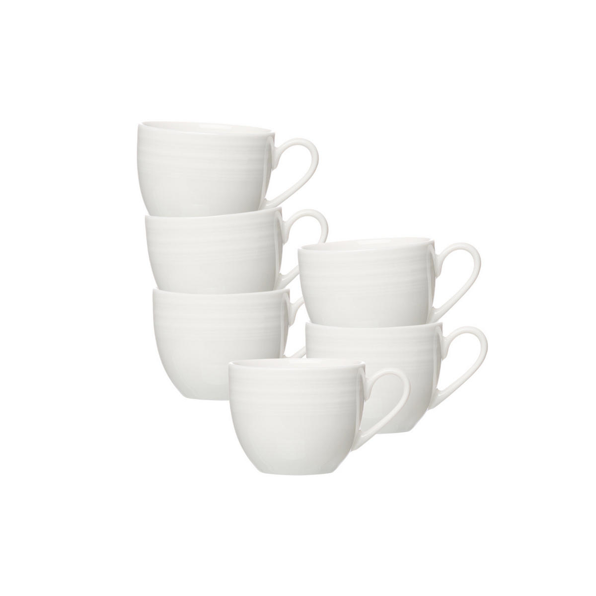 ESPRESSOTASSEN Levi weiß 90 ml 6er Set - Weiß, Keramik (0.09L) - Ritzenhoff Breker