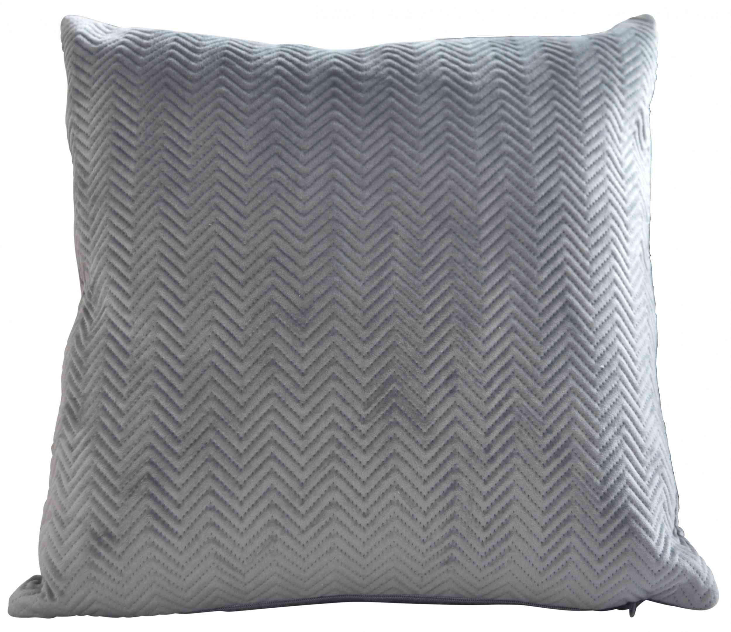 DEKOKISSEN Greta 45x45 cm Grau - Grau, Textil (45/45cm)