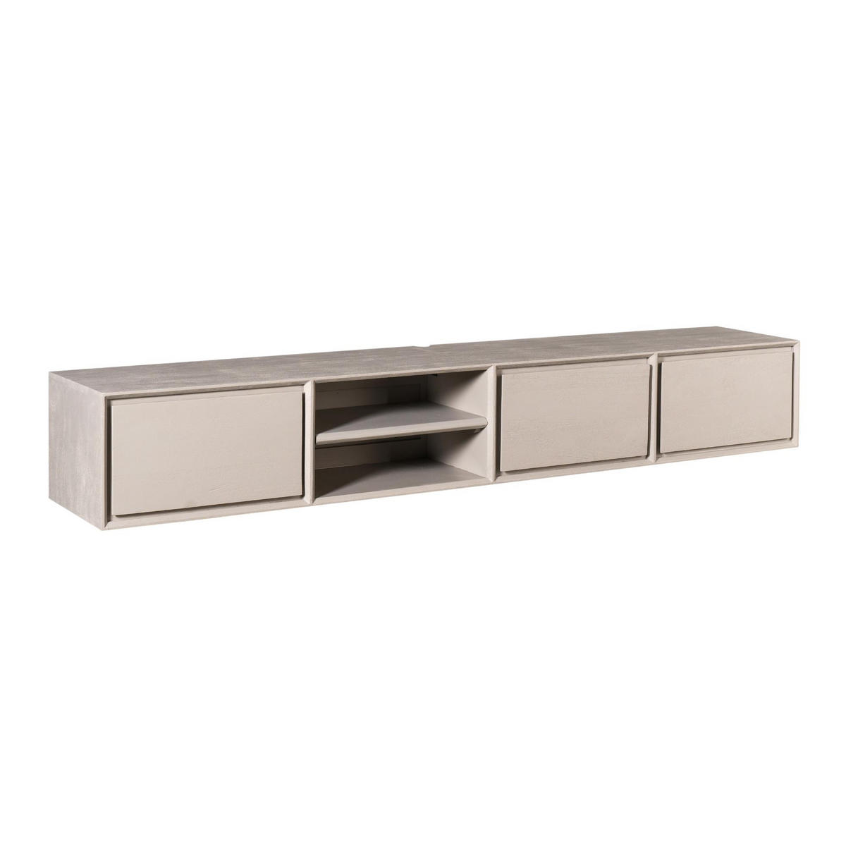 LOWBOARD Mangoholz Taupe 200x35x30 cm - Taupe, Holz (200/30/35cm)