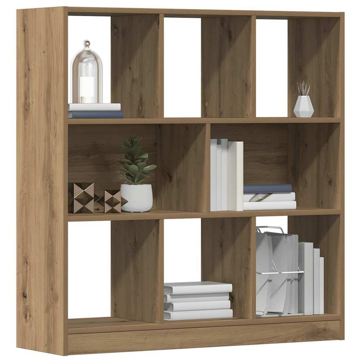 BÜCHERREGAL Artisan-Eiche 97,5/29,5/100 Cm Holzwerkstoff - Braun, Holzwerkstoff (29.5/100/97.5cm) - vidaXL