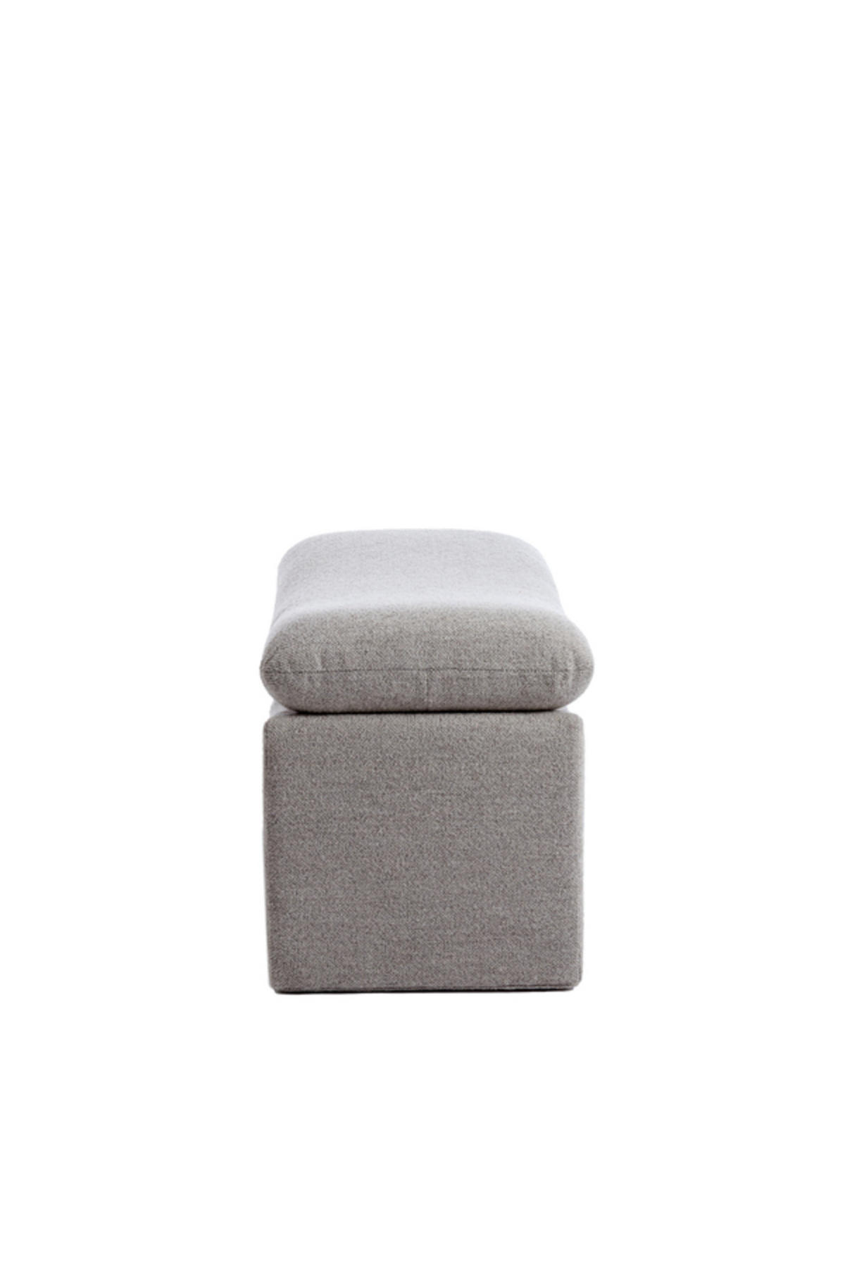POEF Dasha Grau 80/40/48,5 cm - Grau, Holz (40/48.5/80cm) - Light & Living