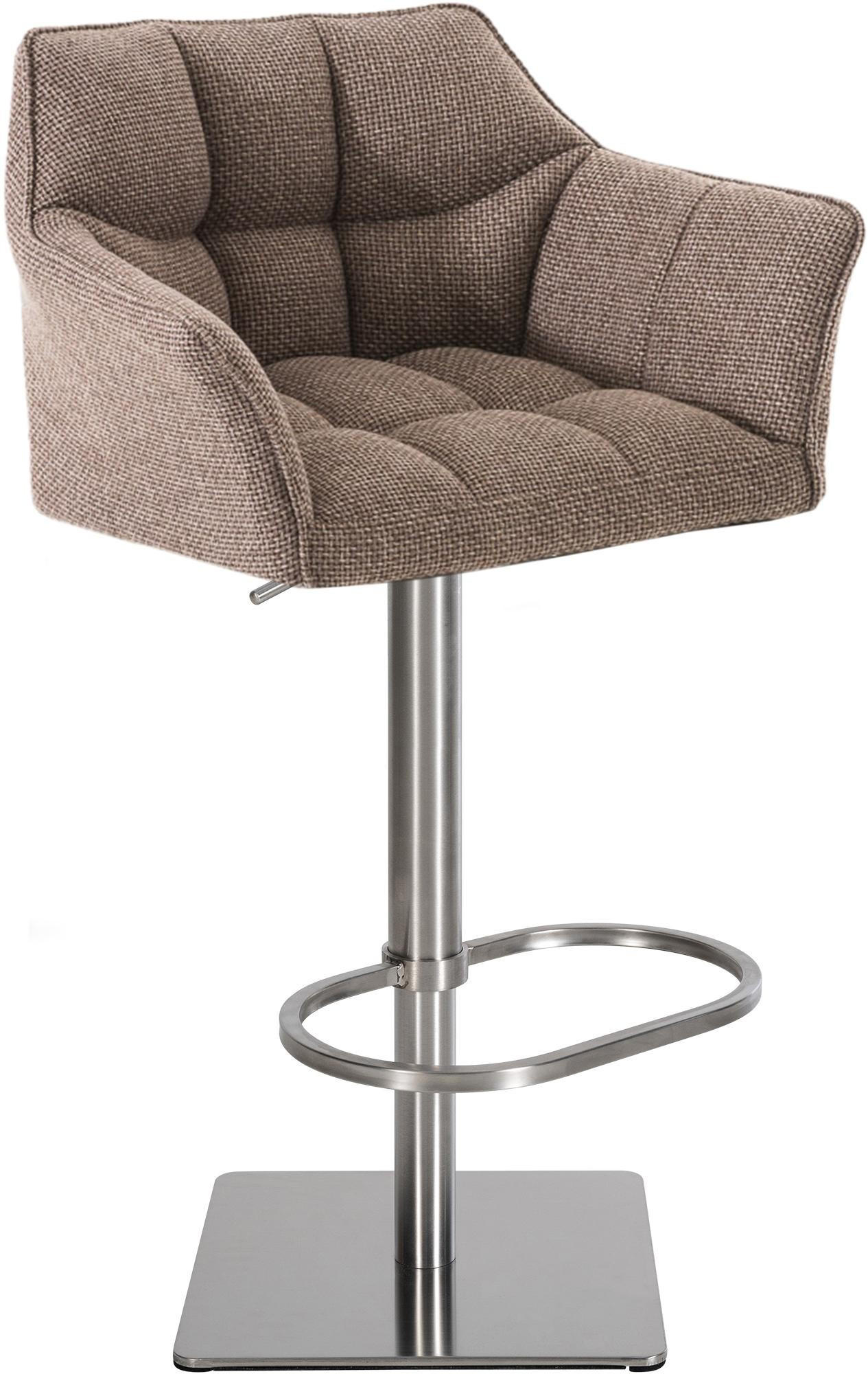 BARHOCKER Damaso 64x45x88 cm terrabraun - Rotbraun, Textil (64/88/45cm) - furnicato