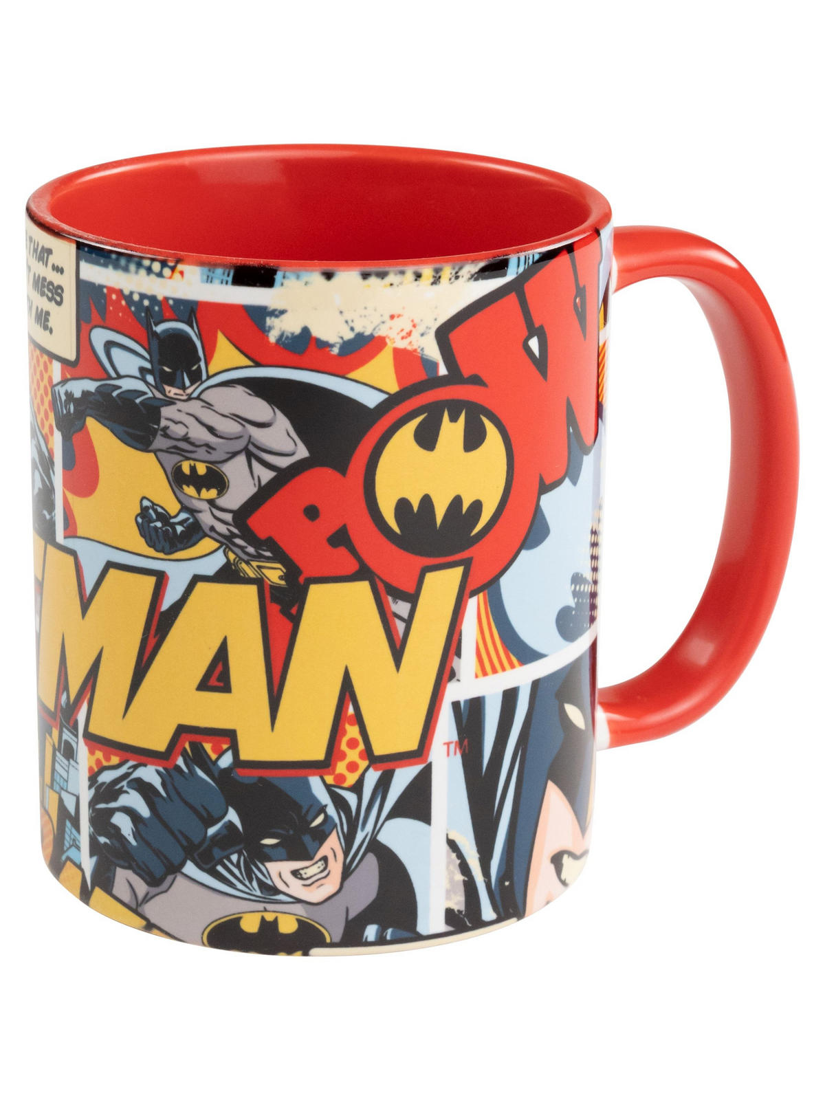 KAFFEEBECHER DC Comics Batman Pow! Rot 320 ml - Rot, Keramik (0.32L) - DC Comics