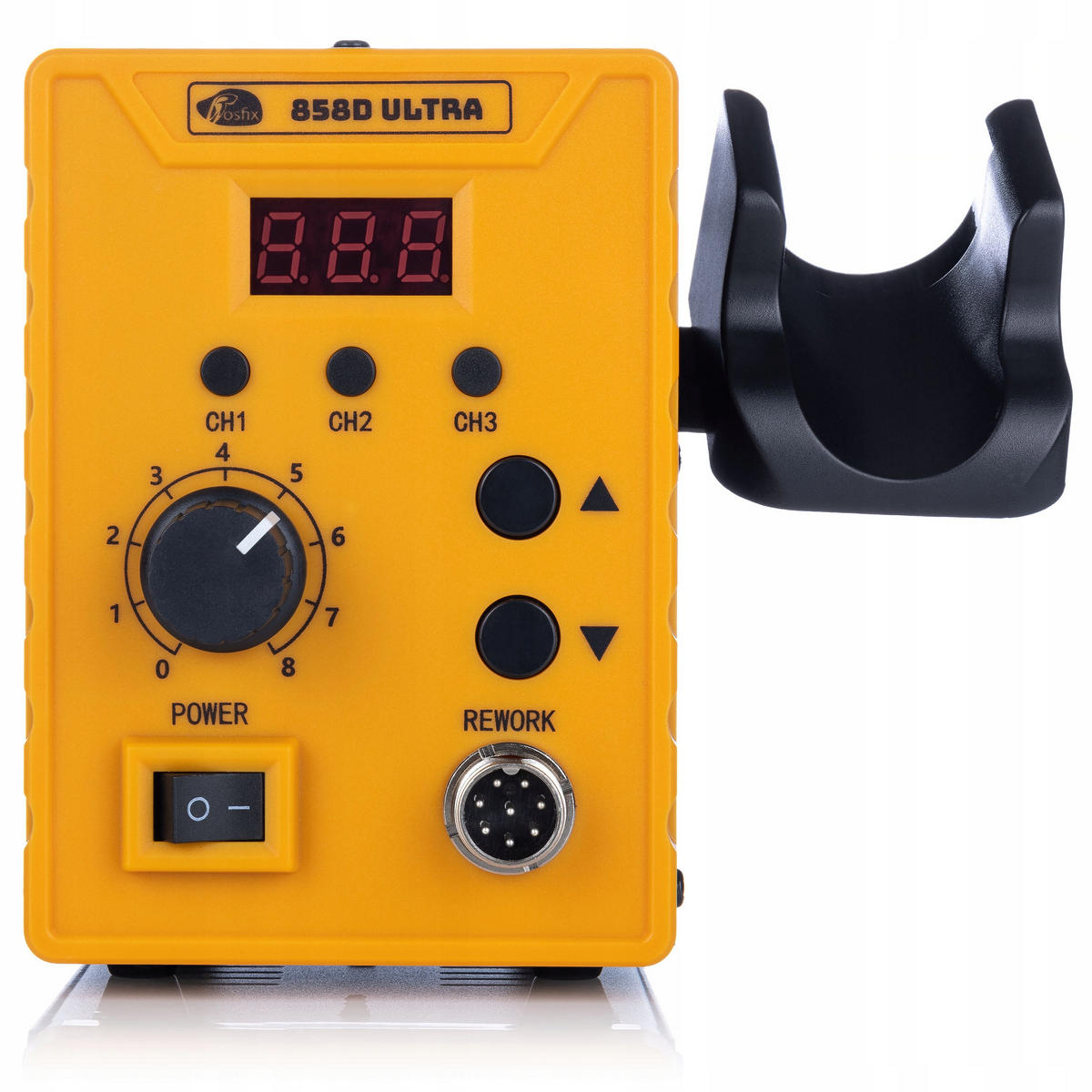 LÖTKOLBEN 858D Ultra Set - 700 W, 100-500 °C, 120 l/min, 50x Lötzinn 200 mm, 3 Düsen, 230 V - Multicolor, Kunststoff/Metall (10/10/10cm)