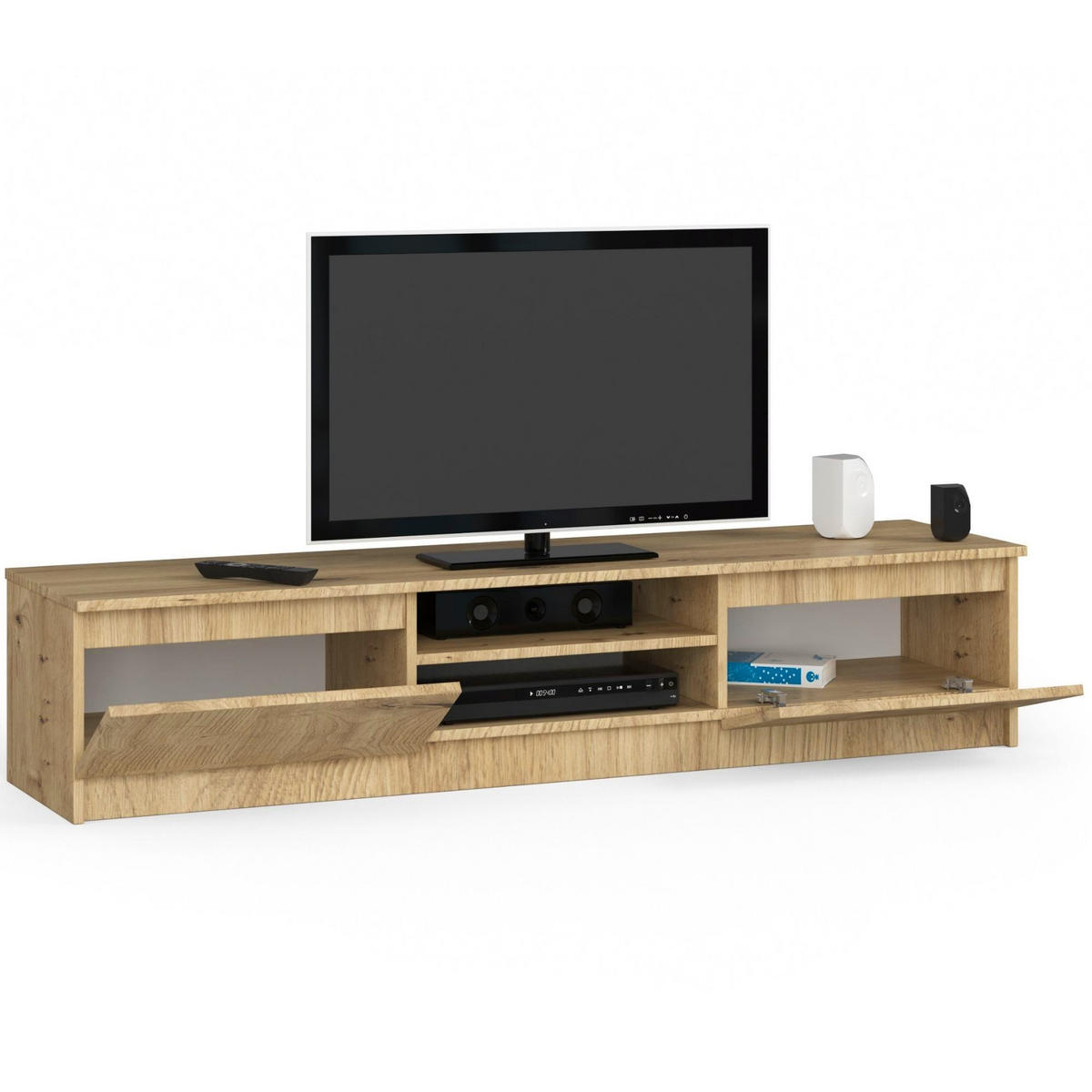 TV-LOWBOARD 160, 33x160x40 cm, Artisan - Eiche Artisan, Holz (40/33/160cm) - Milordbikes