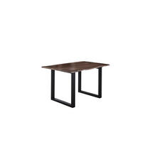 ESSTISCH LUBIN - Schwarz/Braun, Holz/Metall (85/160/77cm) - SAM