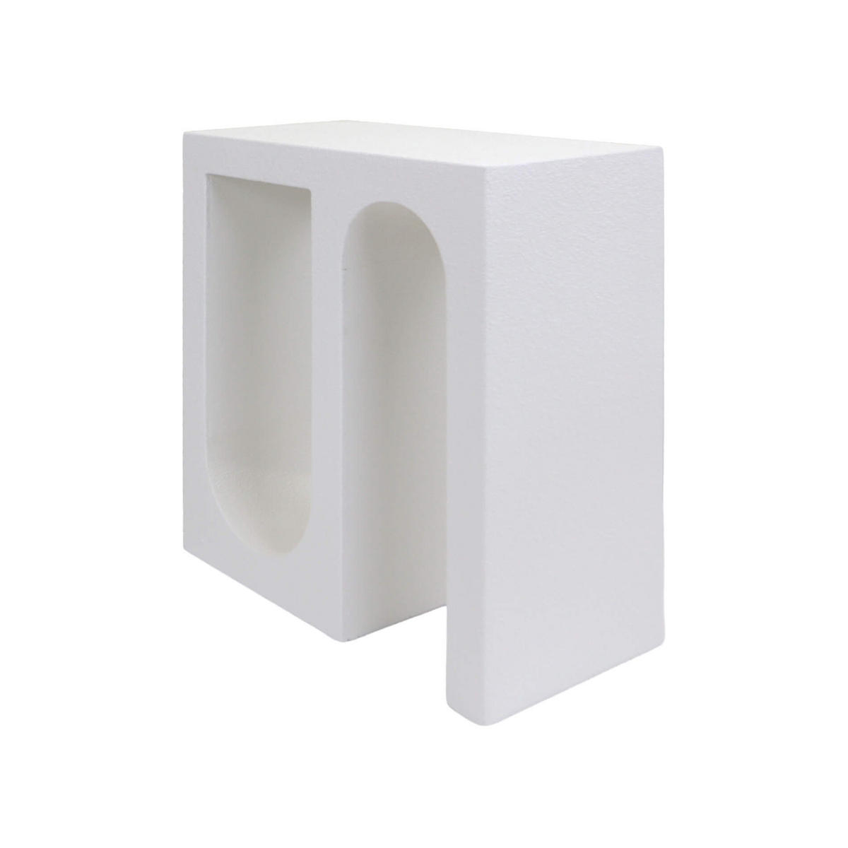 NACHTTISCH Linnea 50/26/55 cm - Weiß, Holzwerkstoff (50/55/26cm) - Mobili Rebecca