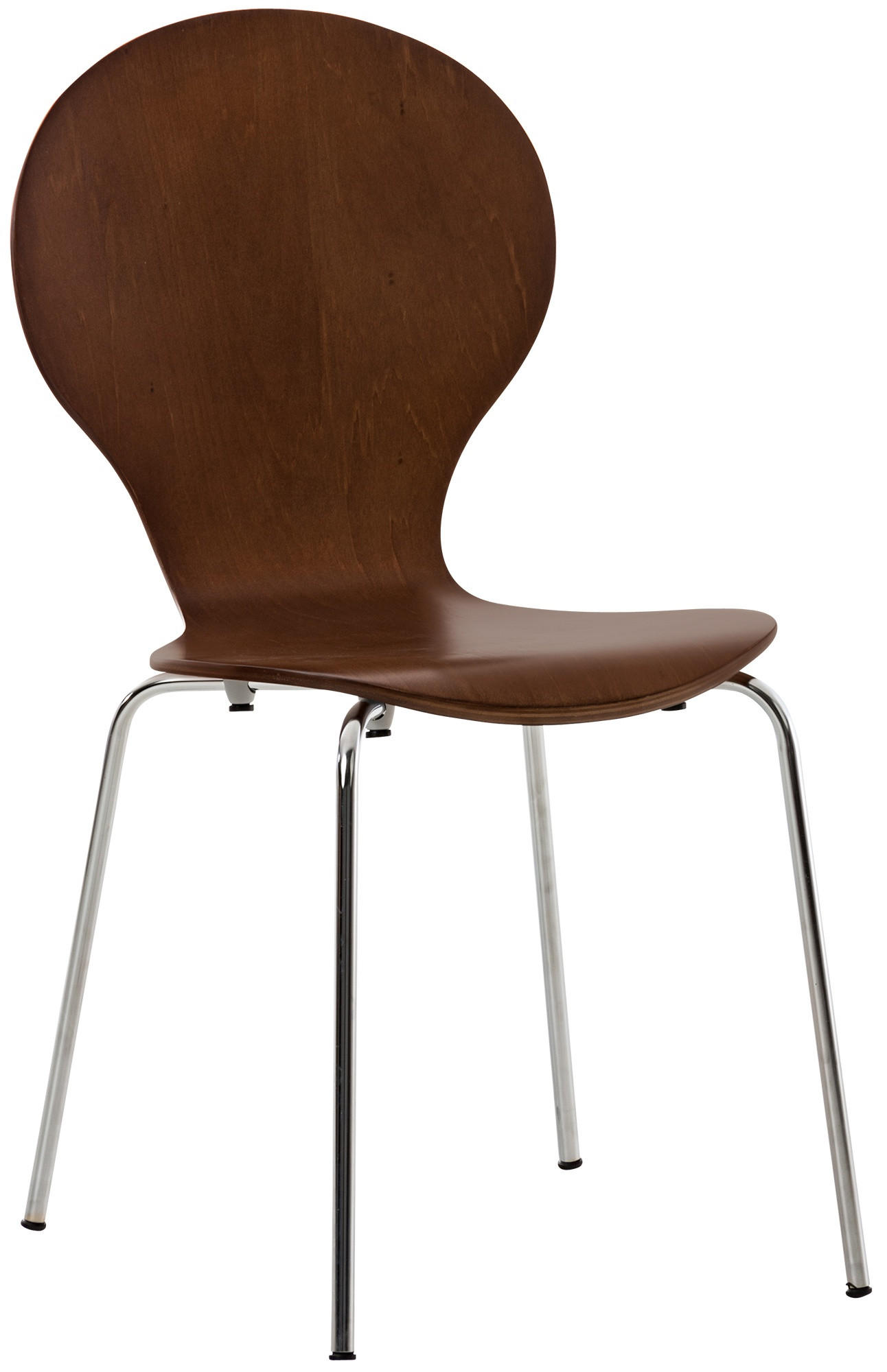 Deluke Besucherstuhl Braun 43x86x45 cm