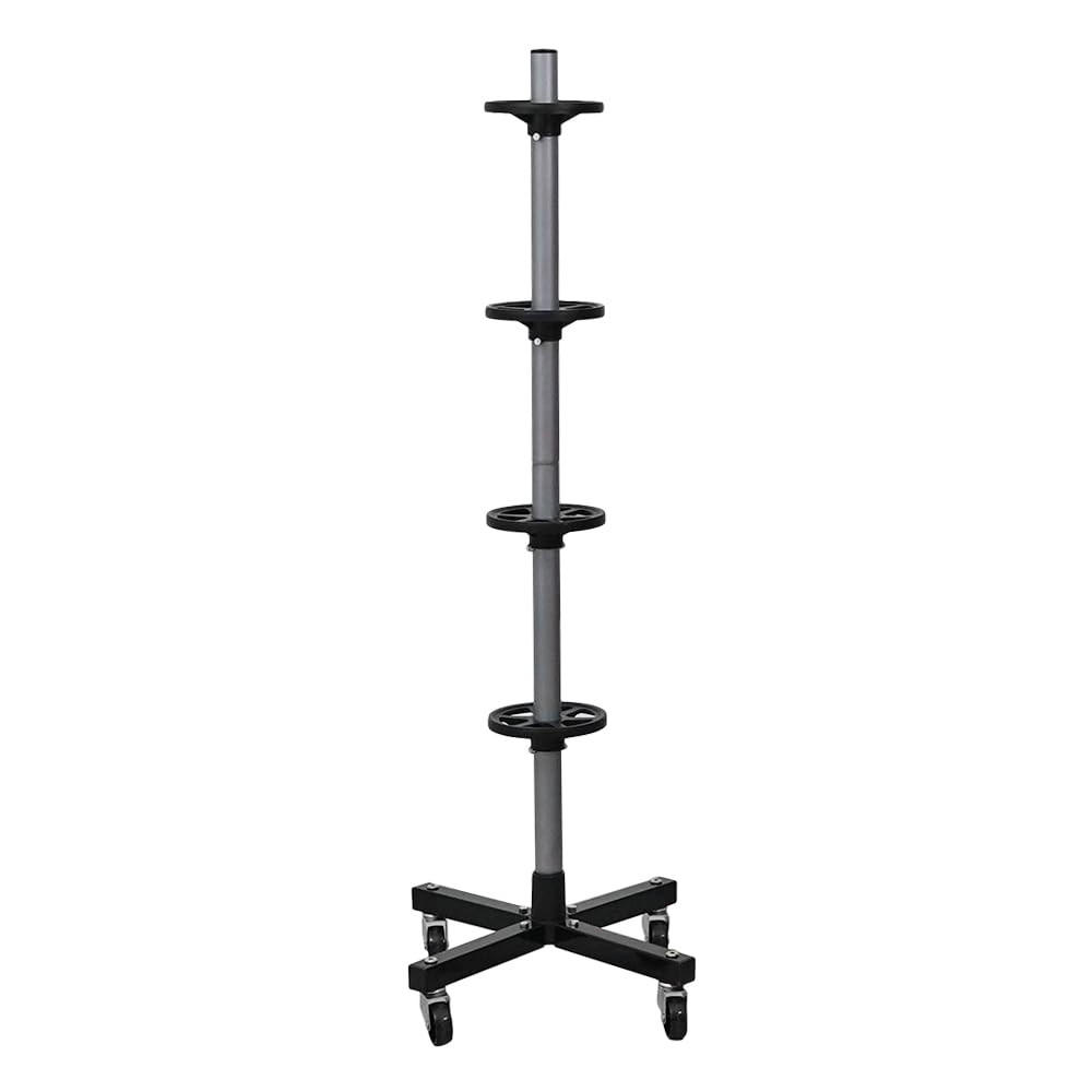FELGENBAUM fahrbar Carrero 115,5x46x46 cm für 4 Autoreifen bis 225 mm Schwarz - Schwarz, Metall (46/115.5/46cm) - PROREGAL