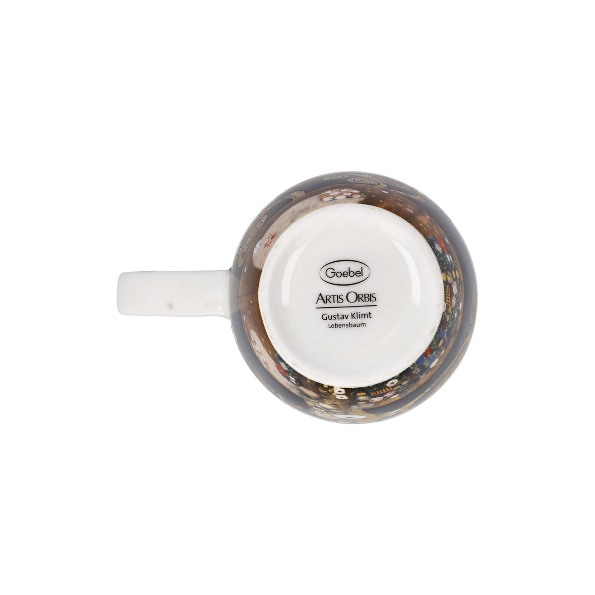 TEETASSE Gustav Klimt - Der Lebensbaum, Fine Bone China, 450 ml - Multicolor, Keramik (0.45L) - Goebel