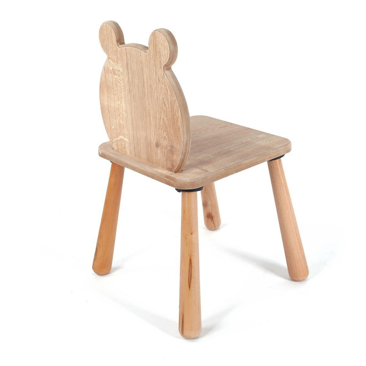 KINDERSTUHL mit bärenlehne 30/30/55 cm - Eichefarben, Holzwerkstoff (30/55/30cm) - Calicosy