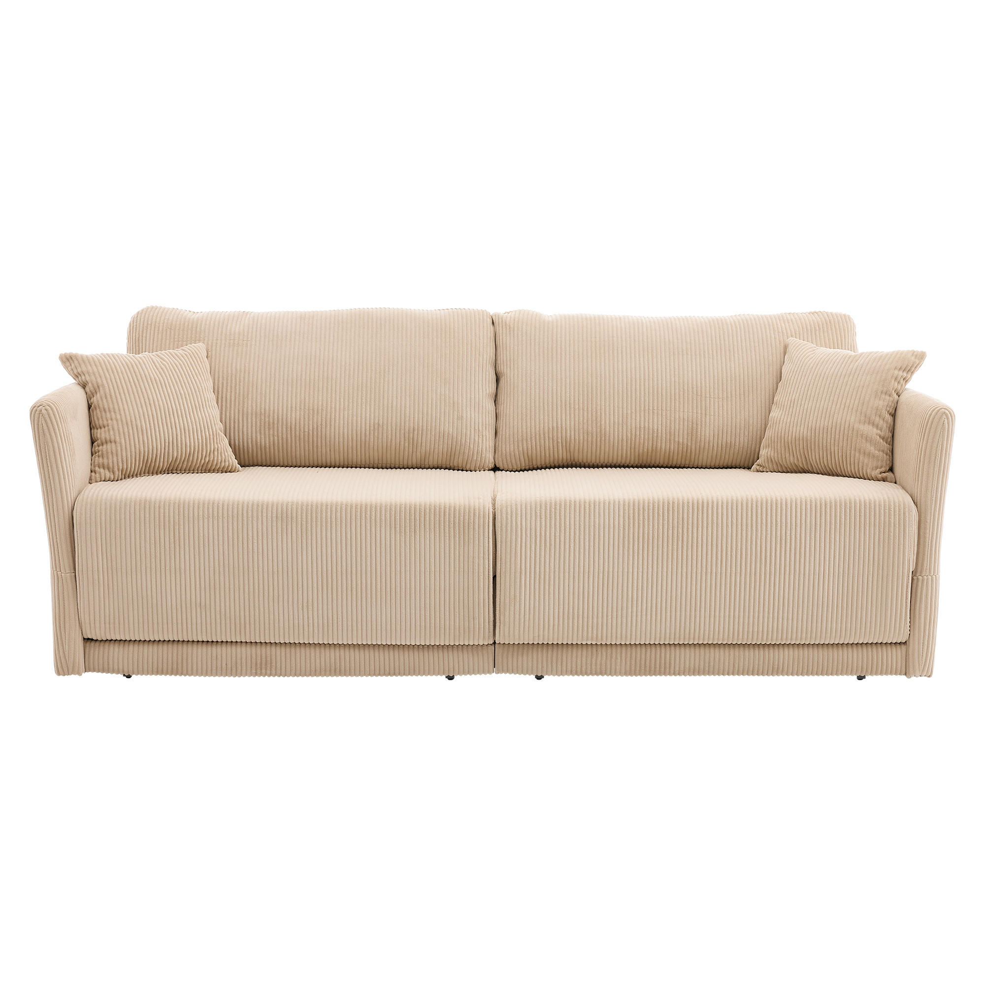 SCHLAFSOFA DE-35218 multifunktional umwandelbar Beige - Beige, Textil (88/84/182cm) - ComfortXL