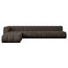 ECKSOFA modulares Sofa Darnel-L3 - 387x177x70 cm Braun - Braun, Holzwerkstoff/Textil (387/177cm) - ALTDECOR