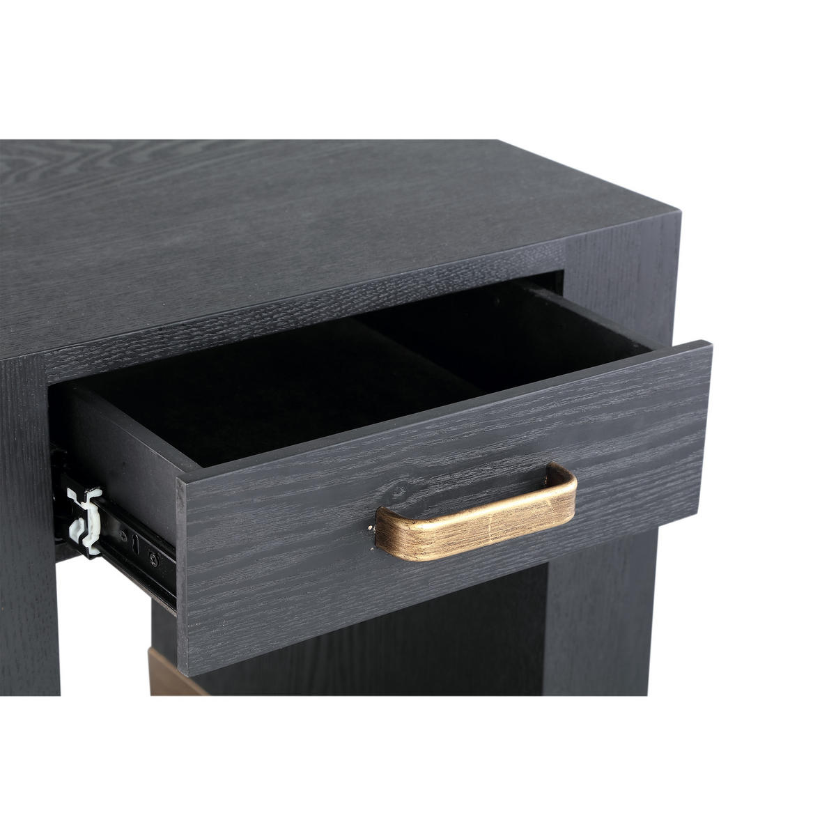 BEISTELLTISCH Tiess Schwarz 45/45/50cm - Schwarz, Metall (45/45/50cm) - PTMD Collection