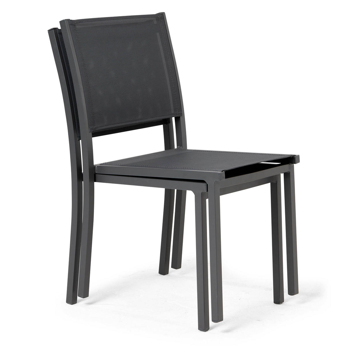 GARTENSET 11-tlg., Grau - Grau, Holzwerkstoff - Oviala
