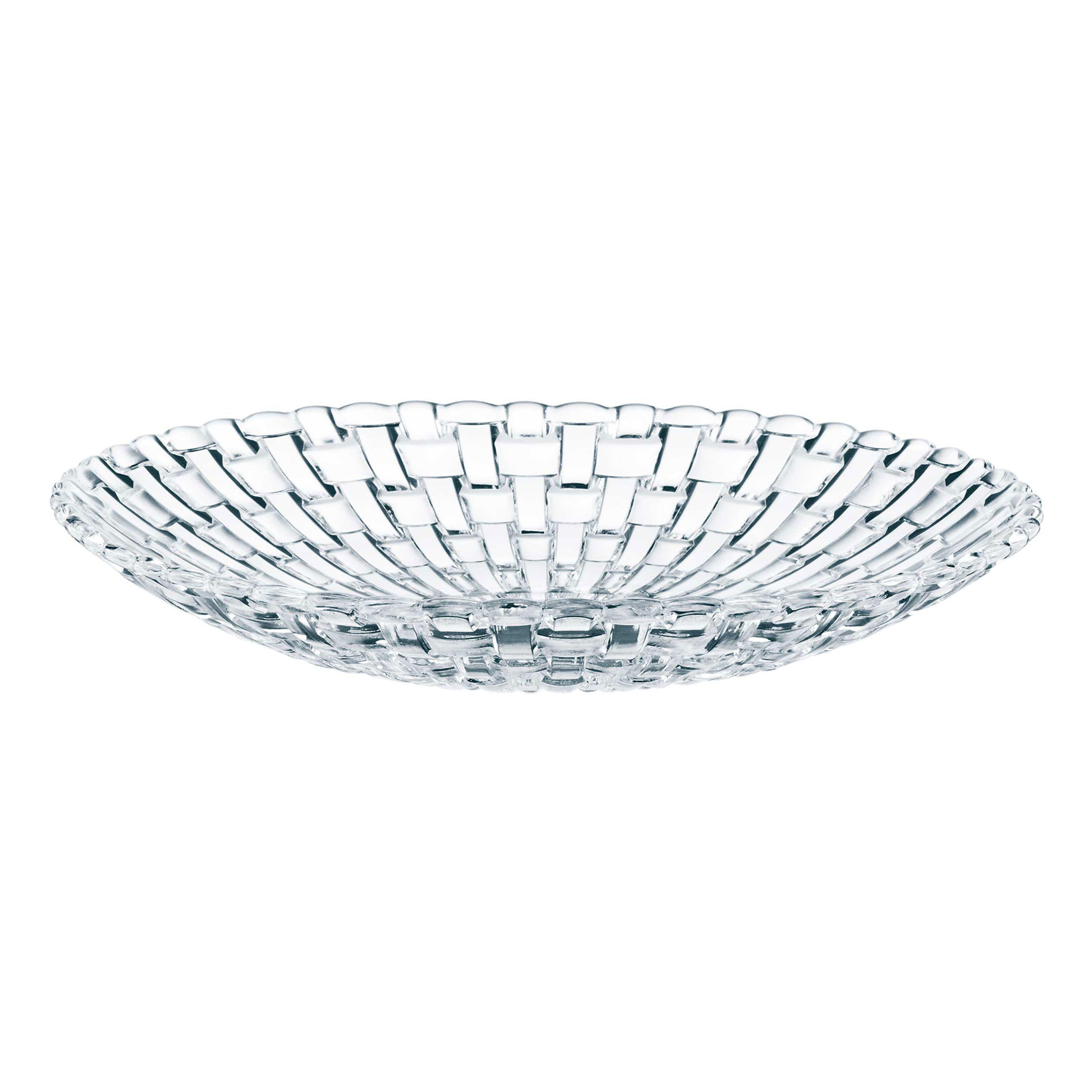 SERVIERSCHALE Bossa Nova, 2er Set, Kristallglas, 21 cm - Transparent, Glas (21/3.3/21cm) - Nachtmann