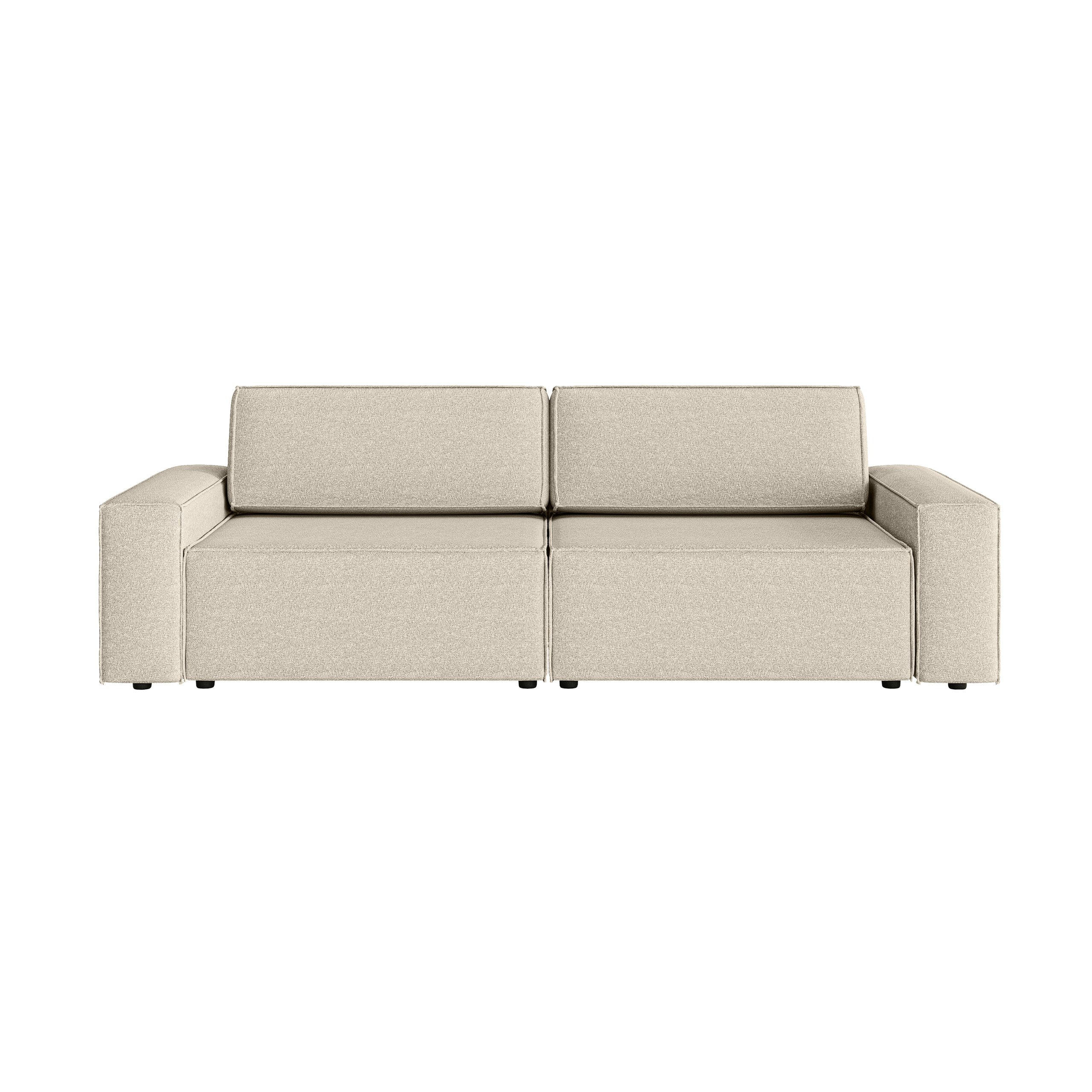 Fedve Sofa Beige 246x70x185 cm