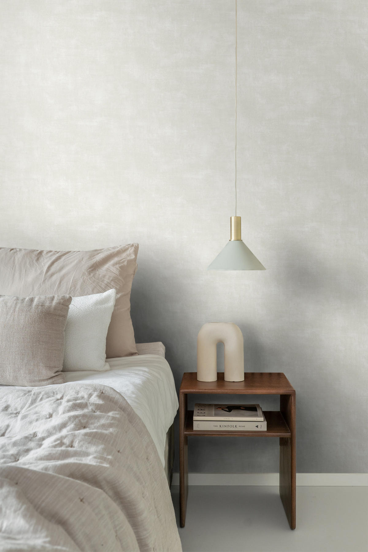 TAPETE Betonoptik 53 cm x 10.05 m - Beige, Papier (53/1000cm) - ESTAhome