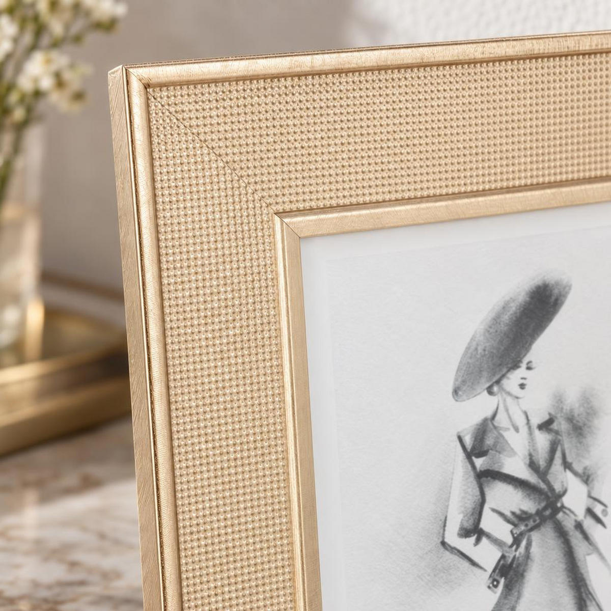 FOTORAHMEN 25,5/20,5/1,6 cm - Braun, Kunststoff (20.5/1.6/25.5cm) - Home Styling Collection
