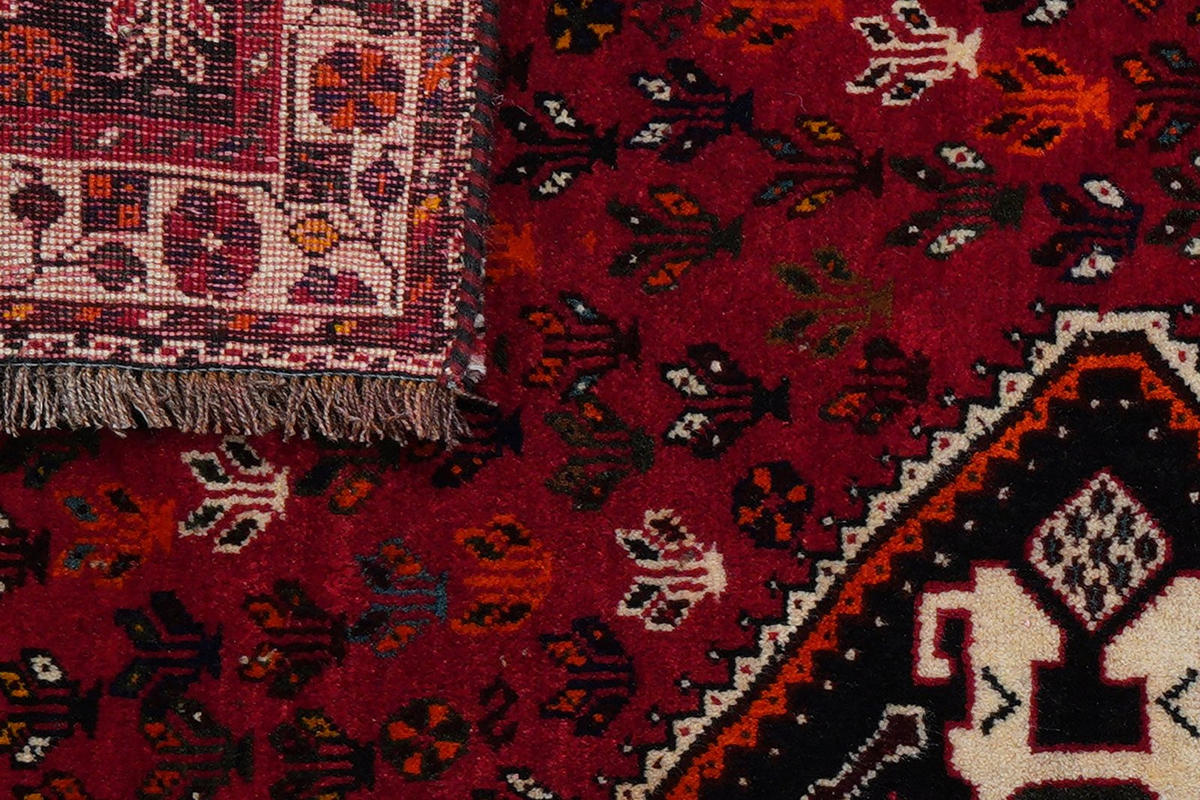 ORIENTTEPPICH handgeknüpft Gashgai Rot 270/165 cm Schurwolle - Rot, Textil (165/270cm) - Looma