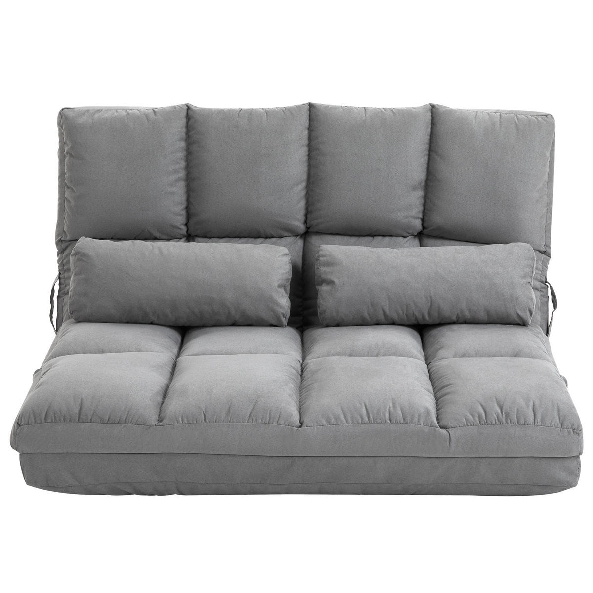 SCHLAFSESSEL DE-13378 90-180° verstellbar & 2 Kissen Grau - Hellgrau, Textil (73/60/102cm) - ComfortXL