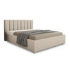 POLSTERBETT GORDON 180/200 in Velours Beige - Beige, Holz/Holzwerkstoff (180/200cm) - Deine Möbel 24