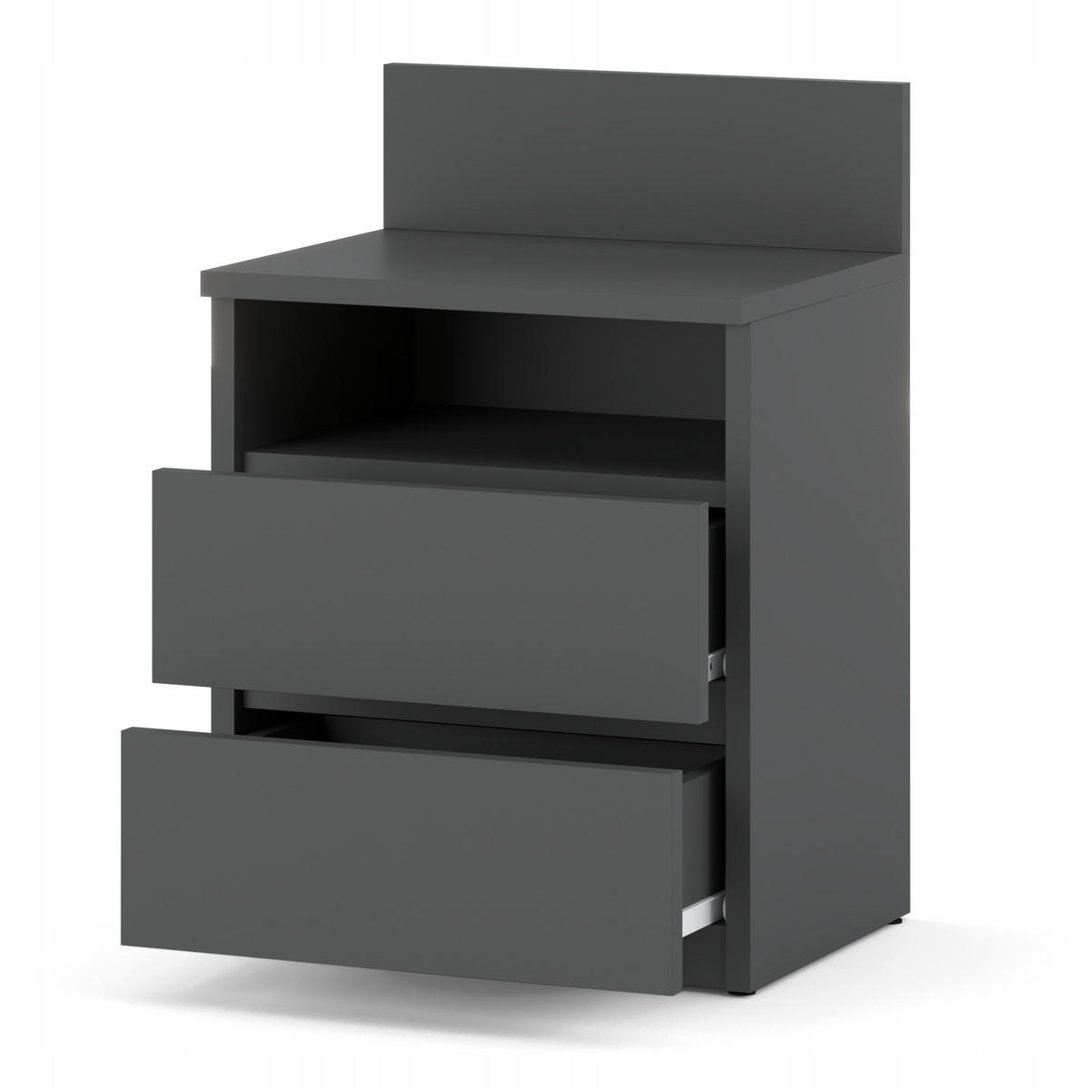 NACHTTISCH - grau - Grau, Holz (40/59/32cm) - Stiv Meble