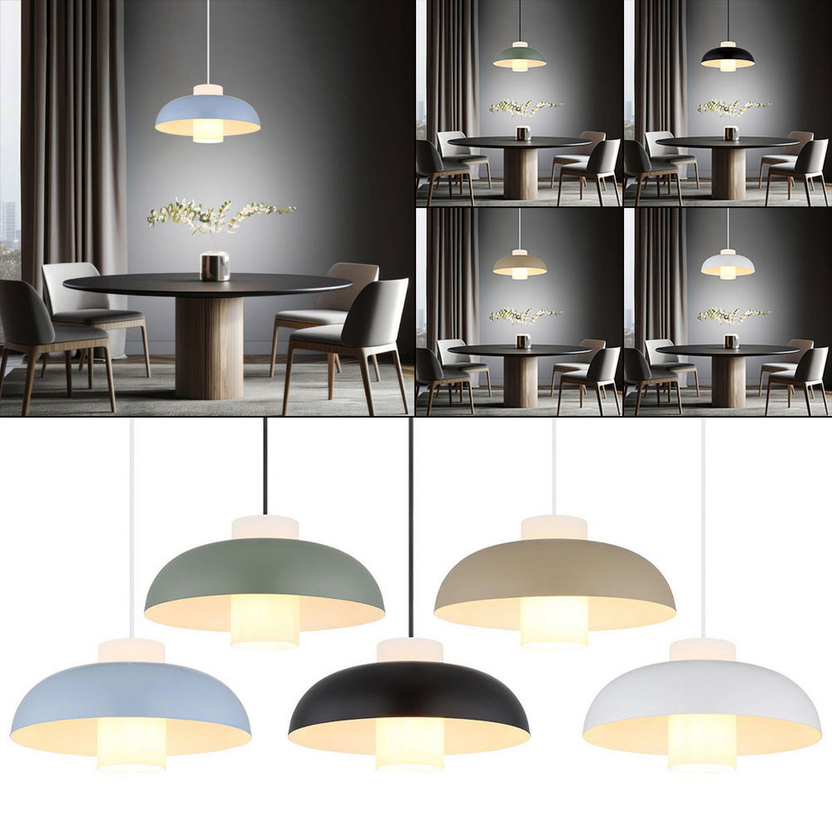LED HÄNGELEUCHTE Metall Schwarz - Schwarz, Glas (38/38/120cm) - Globo Lighting