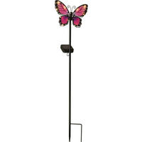 LED-SOLAR-GARTENSTÄBE - automatische Beleuchtung für stimmungsvolles Licht im Außenbereich, wetterbeständig - Weiß, Kunststoff (13/20/80cm) - Northpoint