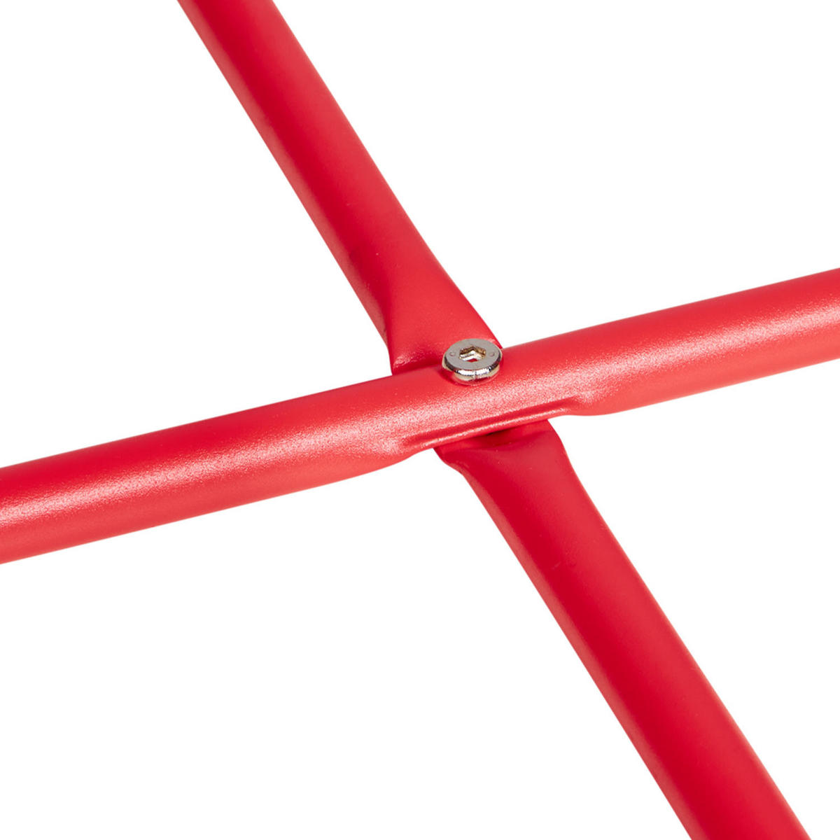 BEISTELLTISCH rund Metall Rot - Rot, Metall (45/44/45cm) - Homestyle4u