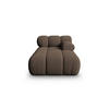 CHAISELONGUE rechts Bellis aus 3D-Stoff braun - Braun, Textil (94/70/155cm) - Micadoni