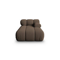 CHAISELONGUE rechts Bellis aus 3D-Stoff braun - Braun, Textil (94/70/155cm) - Micadoni