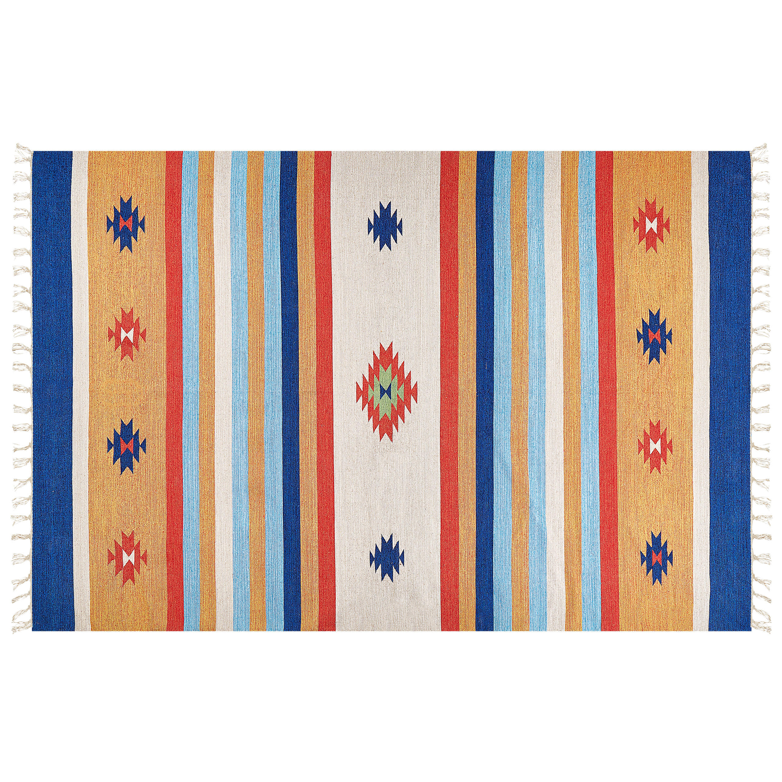 KELIM-TEPPICH Taronik 300/200 cm - Multicolor, Textil (200/300cm) - Beliani
