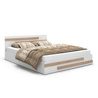 BETT Weiß ALDO BETA Laminat 120x200 cm - Weiß, Textil (120/200cm) - Sepro Meble