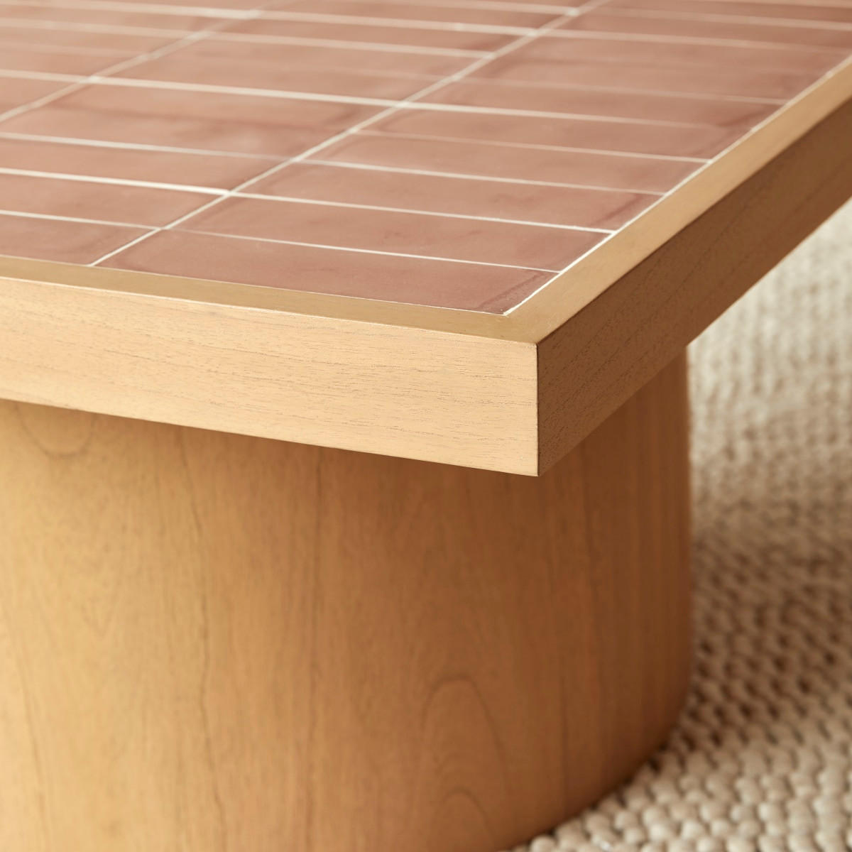 COUCHTISCH Karel Natur aus Mindiholz - Naturfarben, Holz (83/85/42cm) - Tikamoon