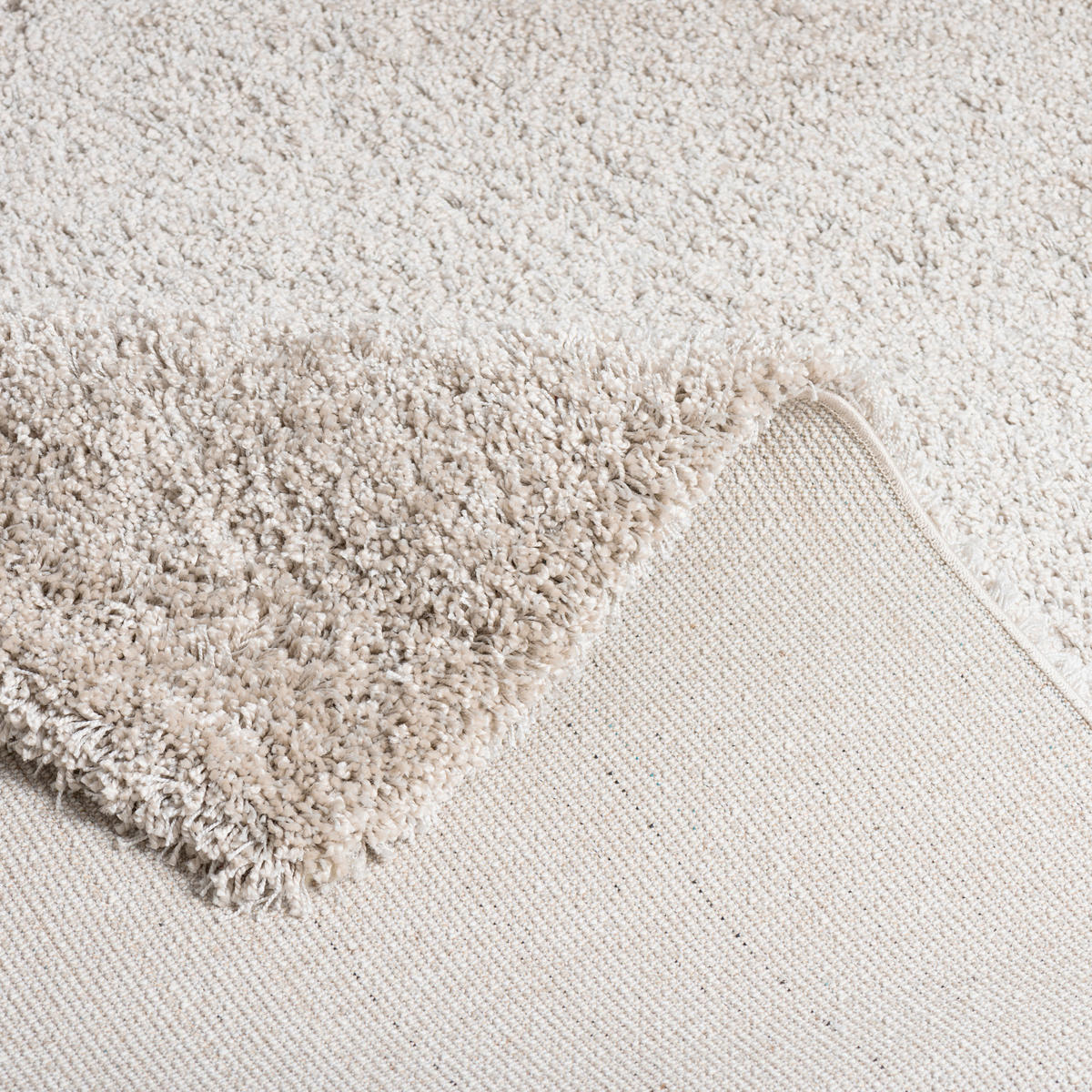 HOCHFLOR LANGFLOR SHAGGY TEPPICH LUXURY - Champagner, Textil (140/200cm) - Pergamon