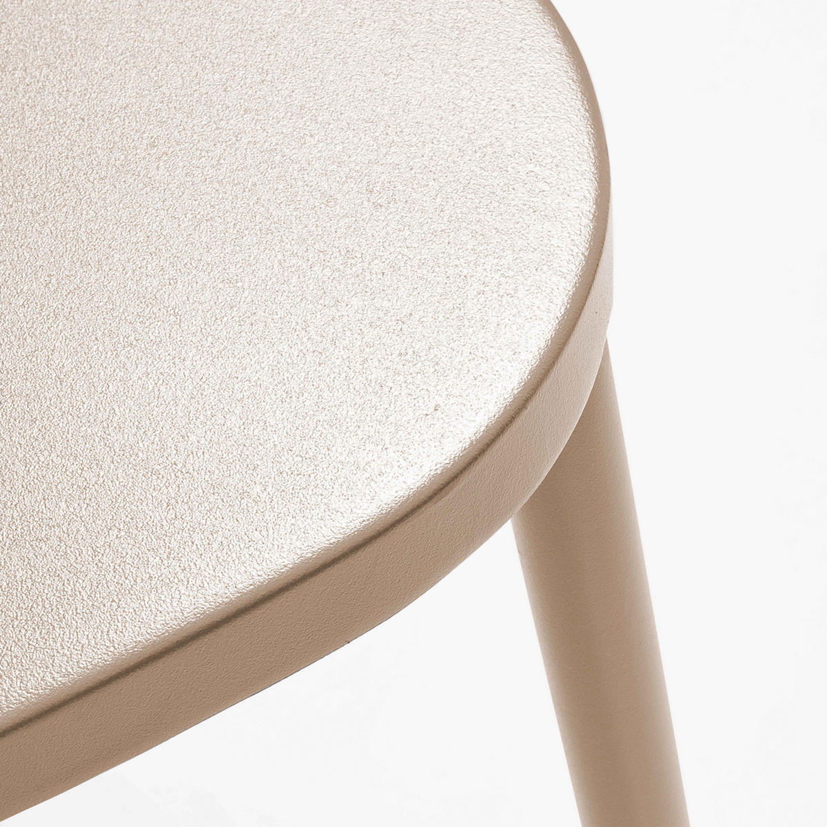 GARTENSTUHL, Taupe - Taupe, Metall (52/94/56cm) - Oviala