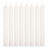 KERZE Celestia 20 cm - Weiß, Paraffin (2/20/2cm)