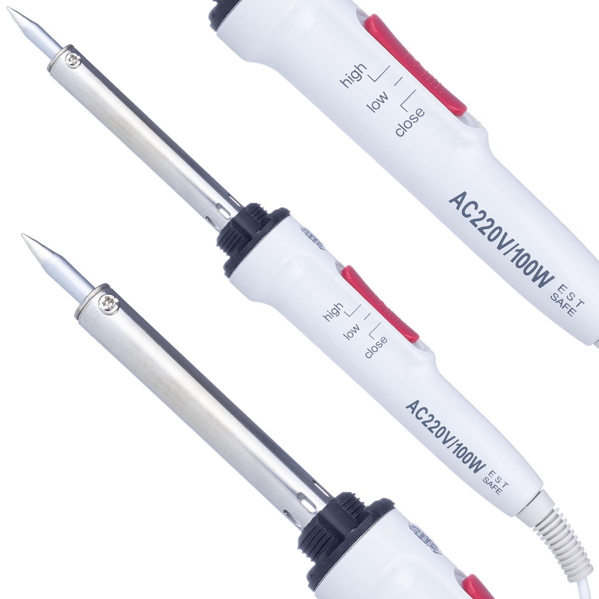LÖTKOLBEN Universal - 100 W, LOW/HIGH, 450 °C max, Aufheizzeit 30 s, Präzisionsspitze - Multicolor, Kunststoff/Metall (10/10/10cm)