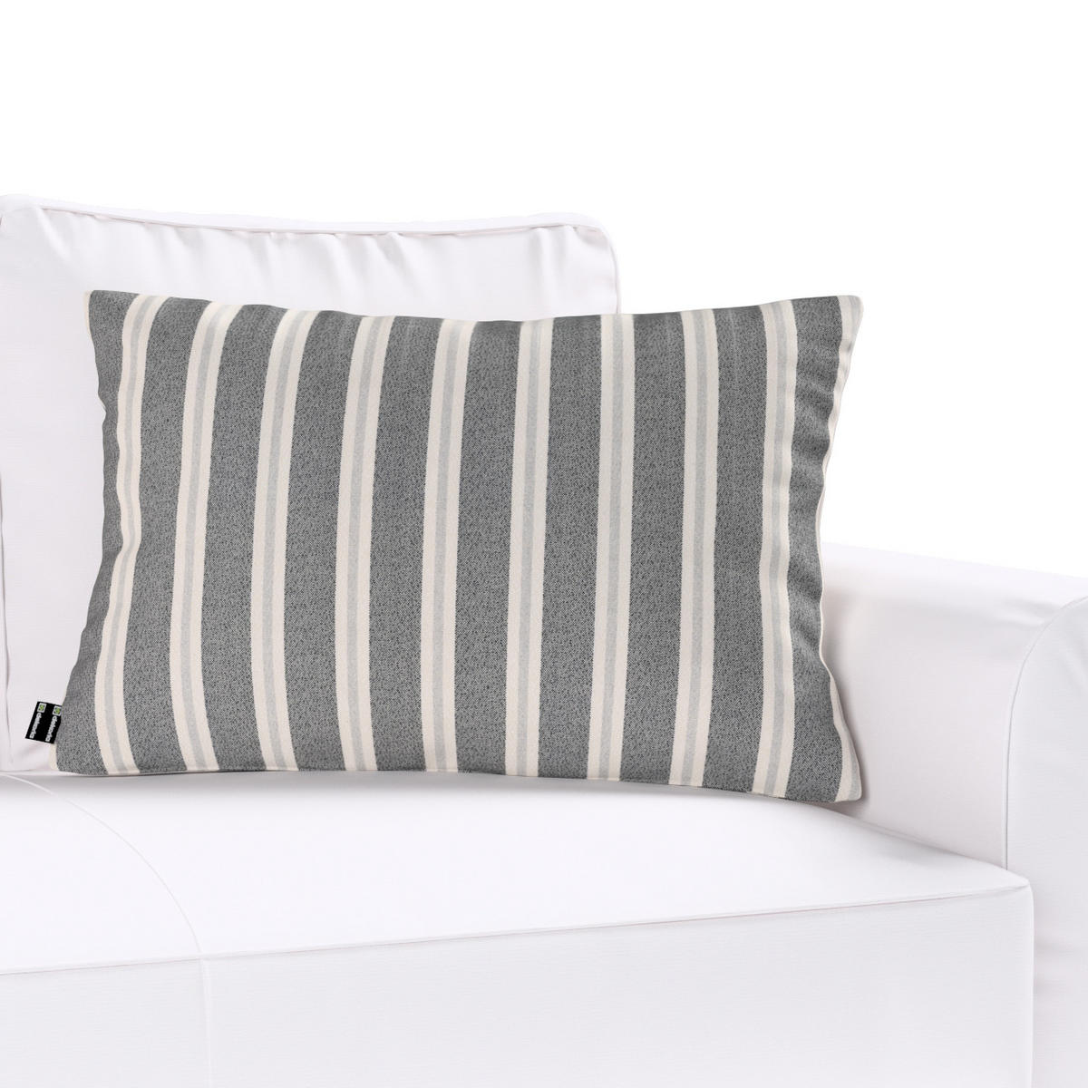 KISSENHÜLLE Scotti schwarz, 47x28 cm - Schwarz, Textil (47/28cm) - Dekoria