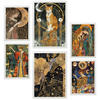 POSTER Set Mit 6 Tarotkarten Kartomantie Arcana A3 & A4 Weißer Rahmen - Weiß, Papier (29/3cm) - Nacnic